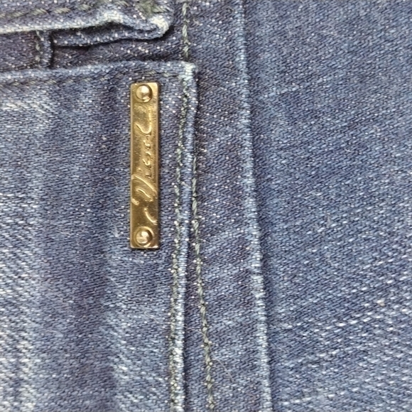 DIESEL ZIVY Blue Dark Wash Five Pocket Mid Rise Straight Leg Denim Jeans - Picture 11 of 15